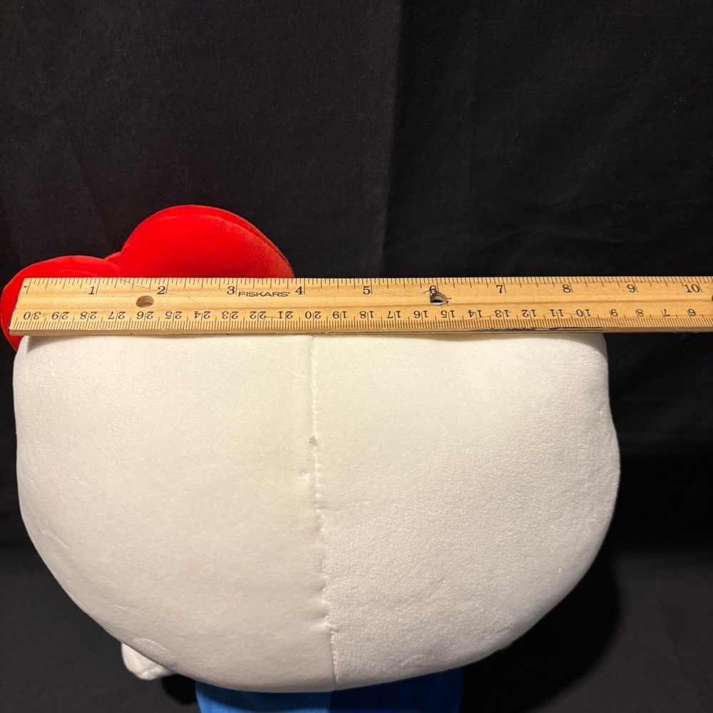 Hello Kitty Plush Overalls Outfit 11" stuffed animal red/white/blue - Picture 4 of 4